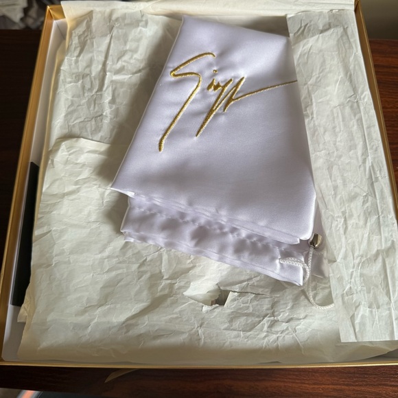 Giuseppe Zanotti Edizione 2016 Lace-Up Sandal Heels Nude Suede Size 37.5 - Picture 8 of 10